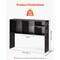 Desktop Storage Organizer 1-Tier Bookshelf, Wood Display Shelf for Office and Home